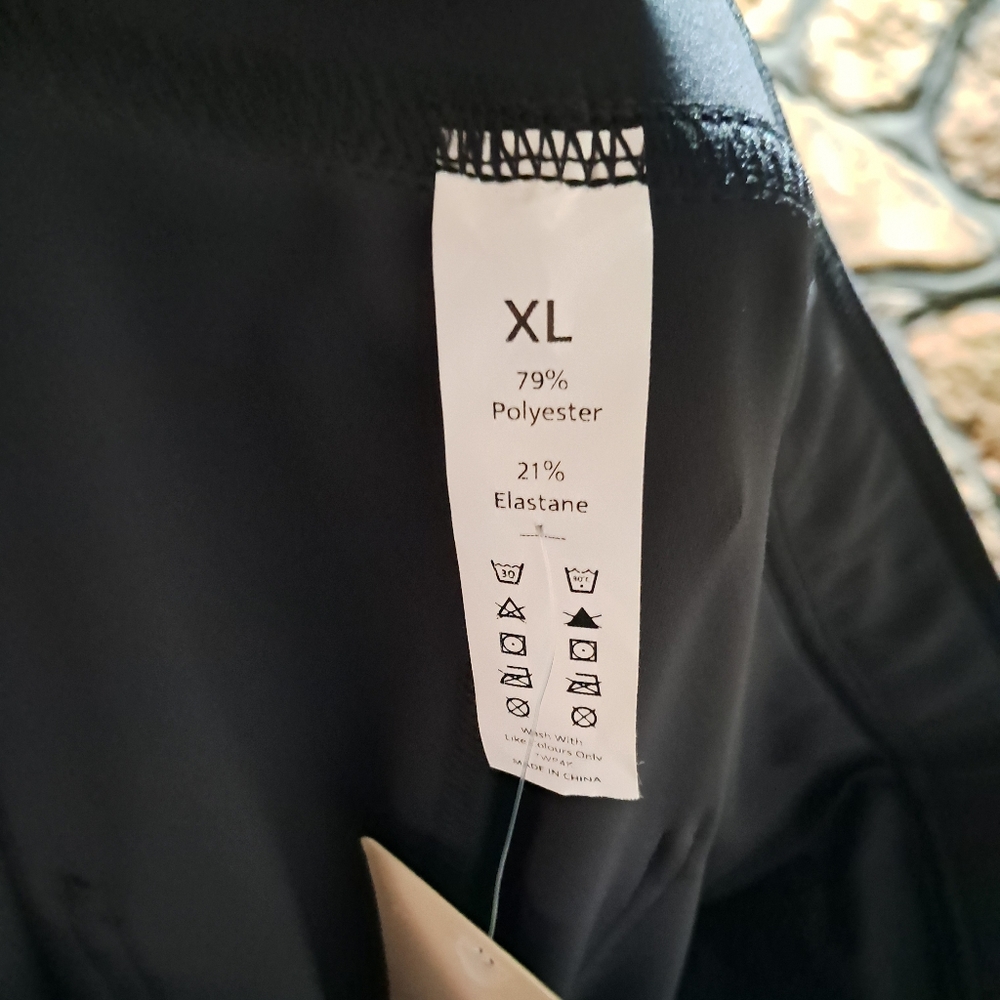 Halara High Waisted Button Multiple Pockets Straight Leg Pants Halo Tek Air XL - Picture 8 of 8